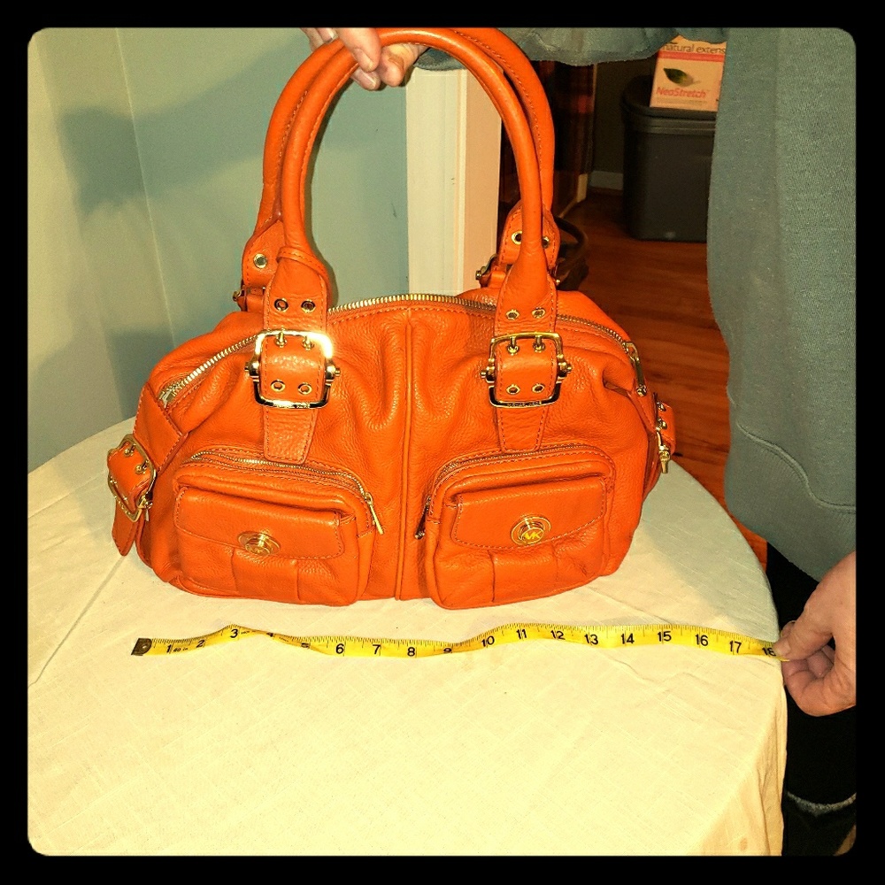 Orange MK Purse